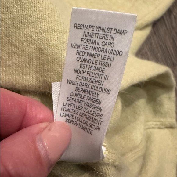 Paul Smith Women's Sweater XL Thin Angora Lambswool Crew Neck Soft Made in Italy - Picture 6 of 8